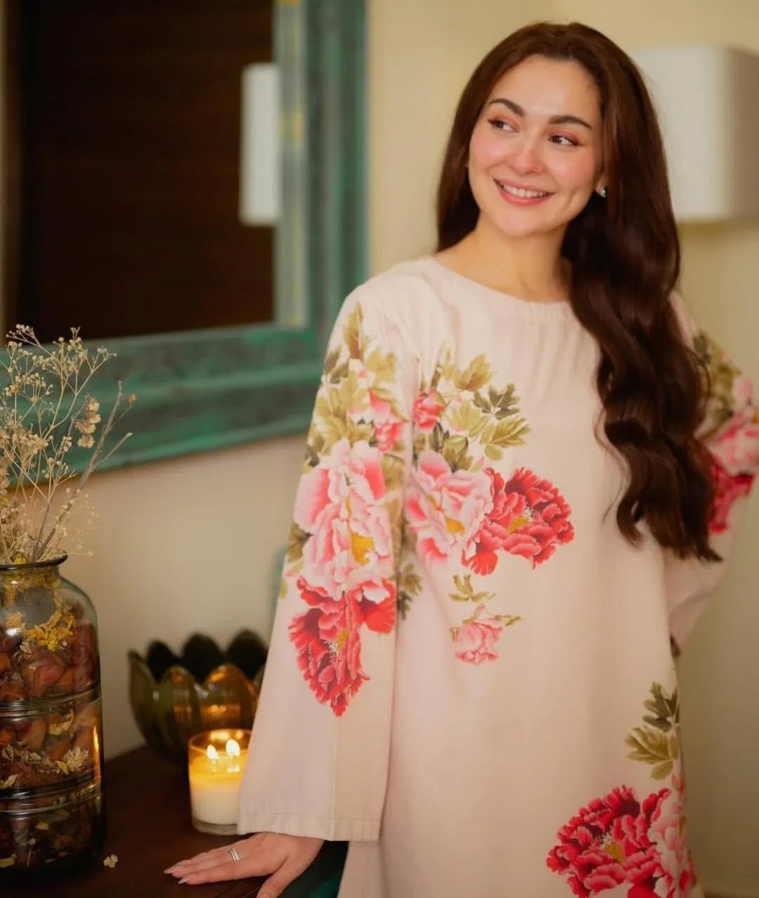 2 Pcs Women's Stitched Swiss Lawn Printed Co - Ord Set - Gullena