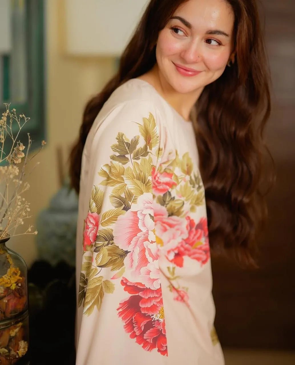 2 Pcs Women's Stitched Swiss Lawn Printed Co - Ord Set - Gullena